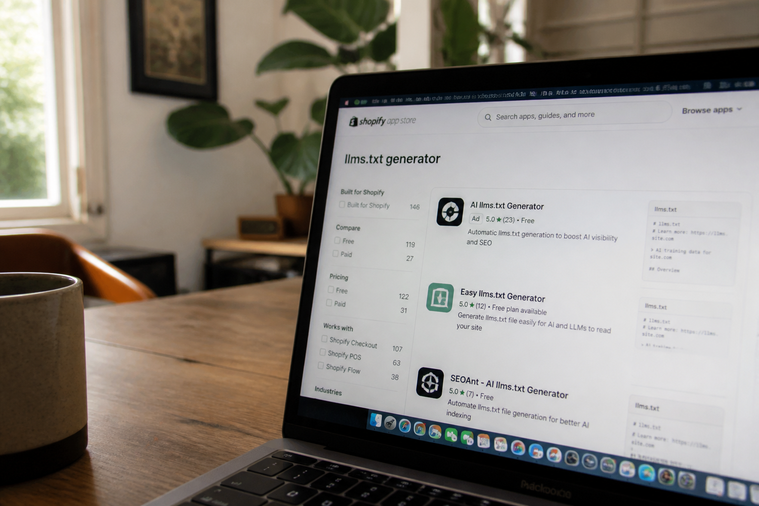 Best Shopify llms.txt Generators, Compared
