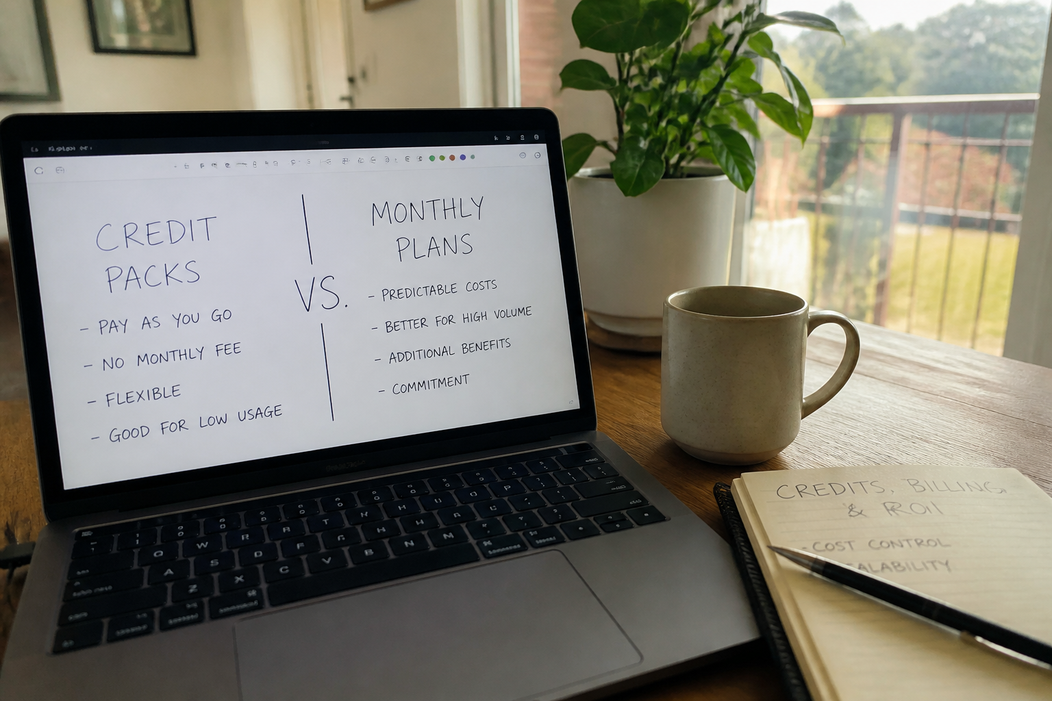 Credit Packs vs. Monthly Plans: What's More Cost-Effective?