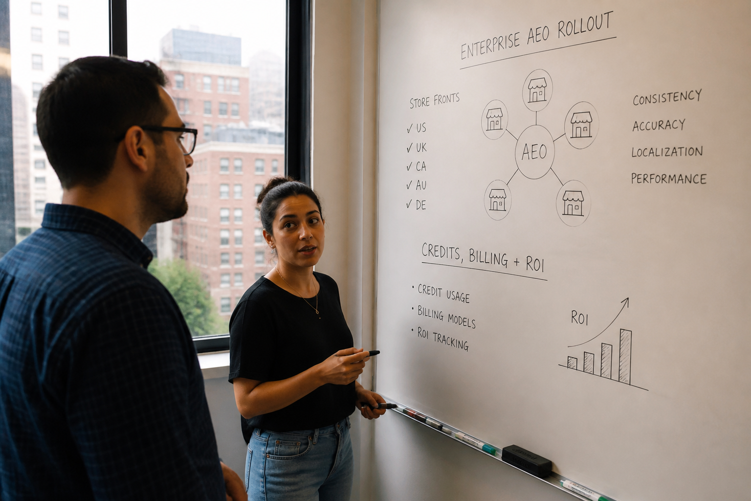 Enterprise AEO: Rolling Out AI Content Across Multiple Storefronts